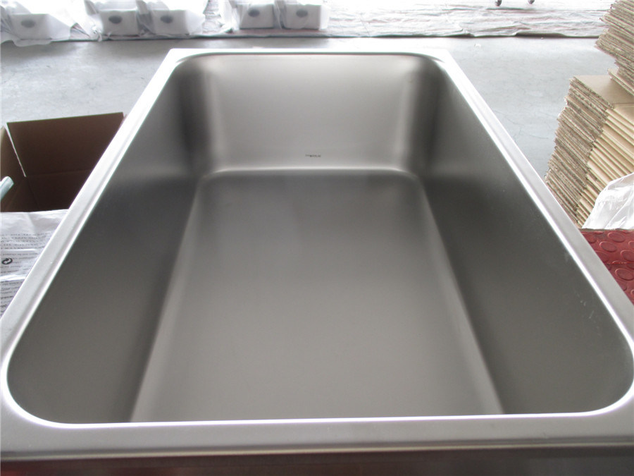Bain eléctrico de acero inoxidable Marie para mantener la comida caliente (GRT-ZCK165BT-1)