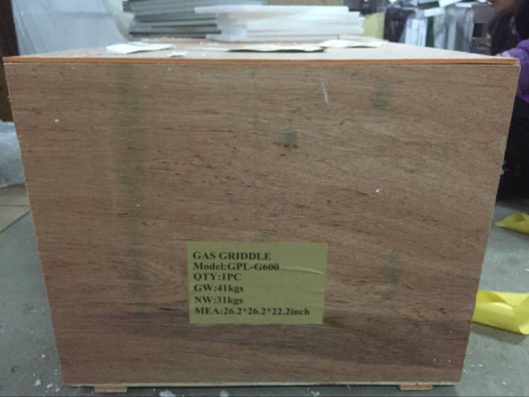 Parrilla de gas y plancha para alimentos a la parrilla (GRT-G600-2)
