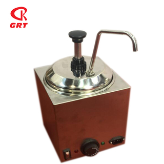 GRT-CD-250S Catering equipment stainless steel hot soy sauce warmer dispenser square pump