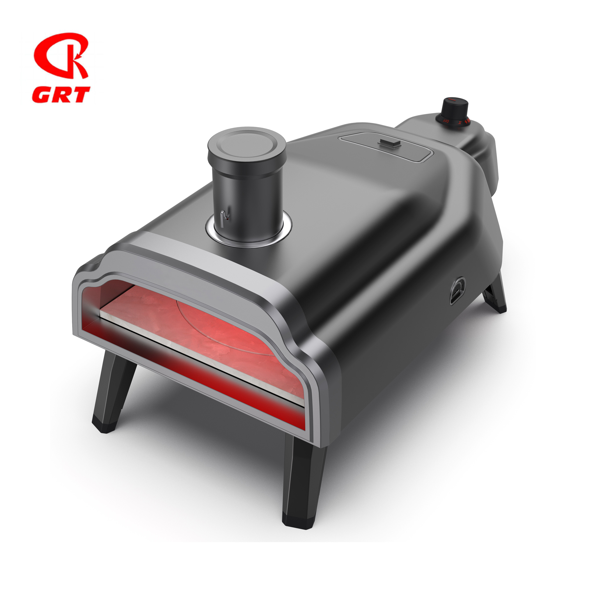 GRTP14MP 13 inch Camping Garden Party Baking Oven Wood Fired Gas Powered Portable Outdoor