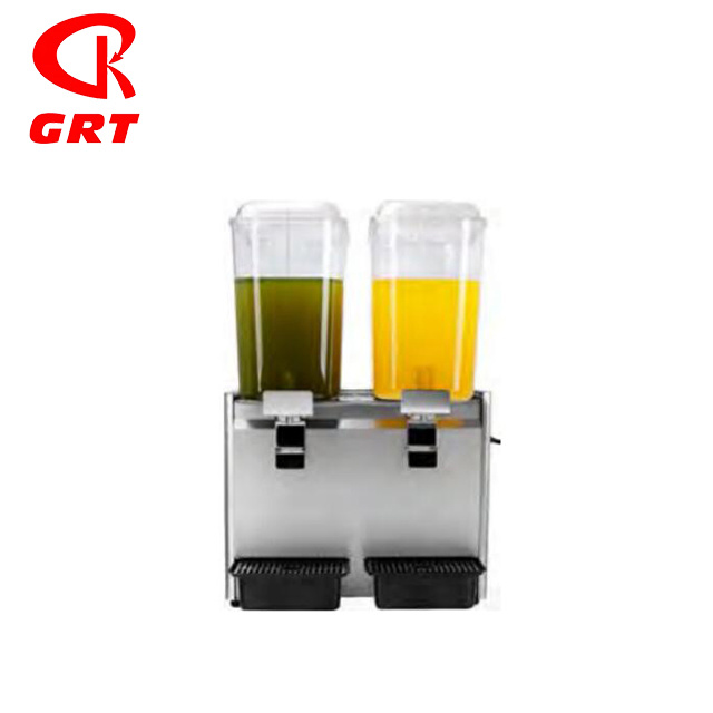 DoubleTank DoubleTank DoubleTank Dispensador de jugo de rociado GRT-LP18X2