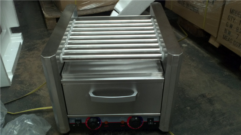 Parrilla de perros calientes para la parrilla caliente (GRT-RG9BW)