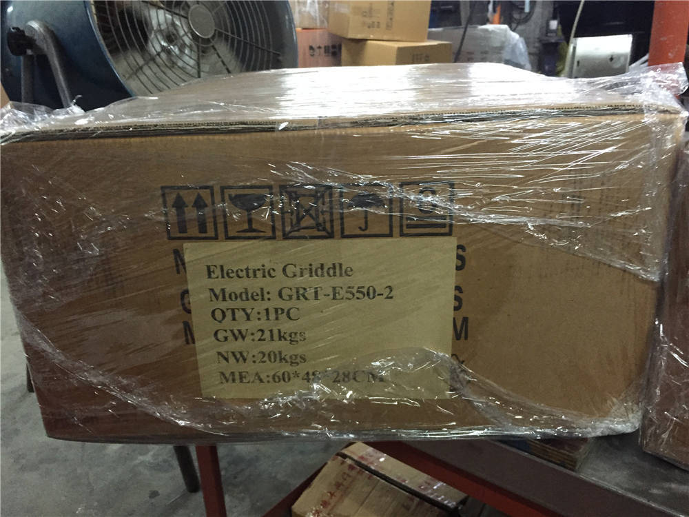 Parrilla el&eacute;ctrica comercial y plancha para alimentos a la parrilla (GRT-E550-2)
