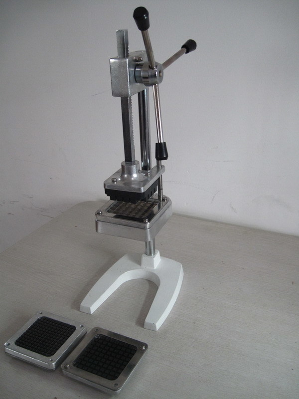 Cortador de fritos franc&eacute;s de patata manual de acero inoxidable vertical (GRT-A655)