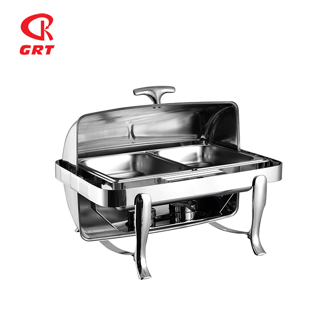 GRT-6801 Stainless Steel Rectangular Chafing Dish 9L