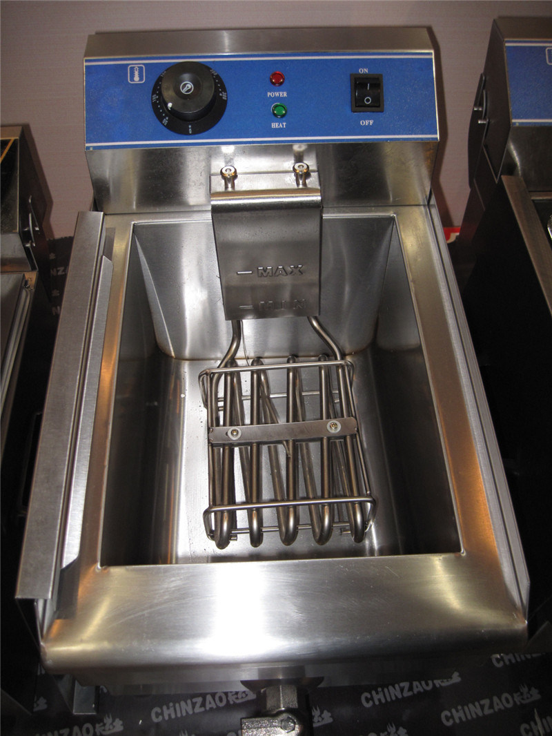 Freidora profunda comercial para fre&iacute;r la comida (GRT-E10V)