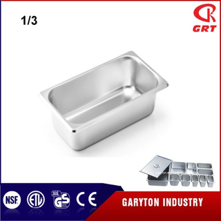 Stainless Steel Gn Pans (1/3) Gn Container Chafing Dish Pans