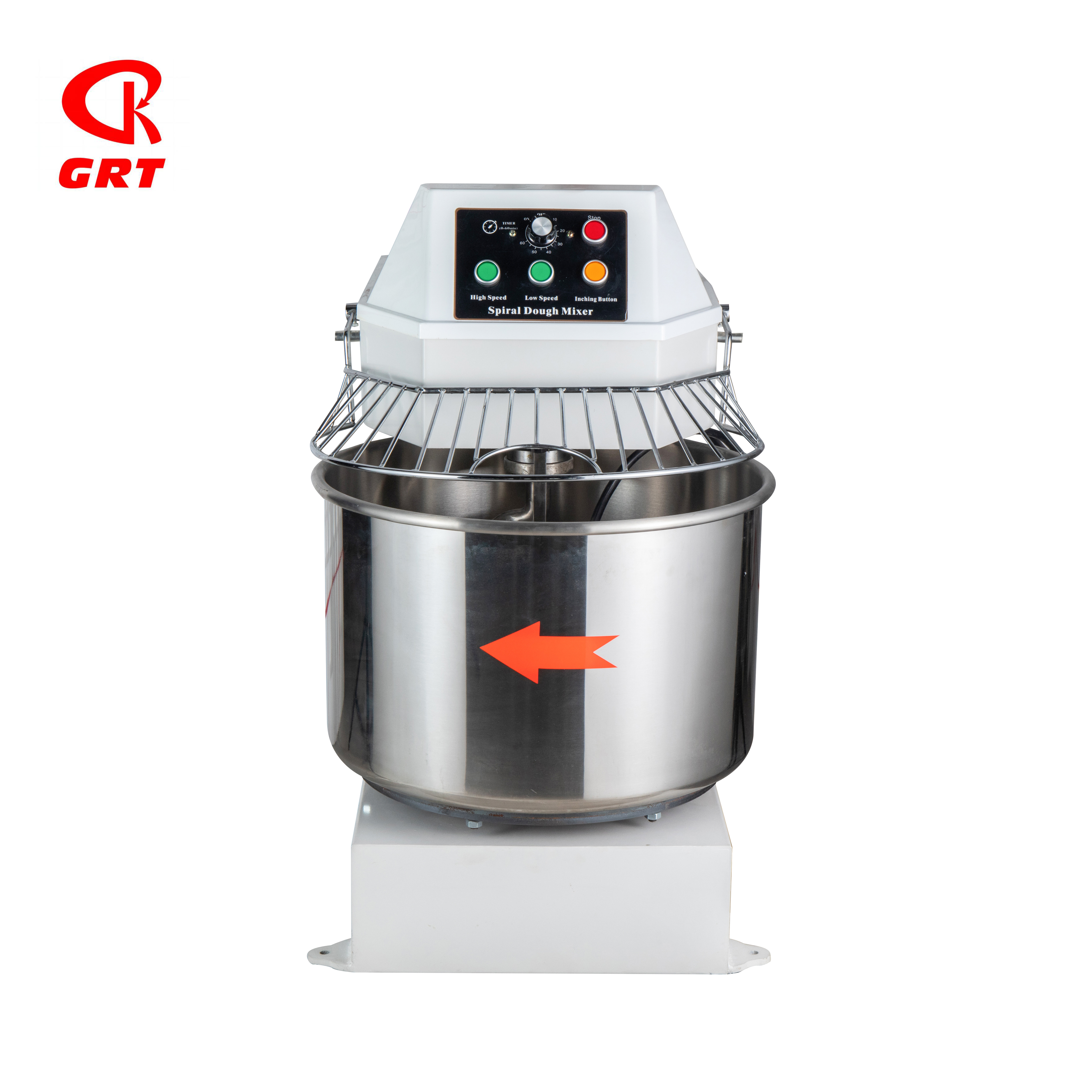 GRT-HS100 Industrial Bakery Mixing Machine Double Speed 100L Dough Mixer for bakery