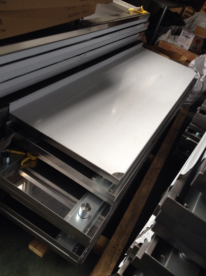 Mesa de plato de acero inoxidable (HL-CDT24)