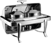 GRT-6808KS Stainless Steel Visible Window Round Chafing Dish 9L for Soup