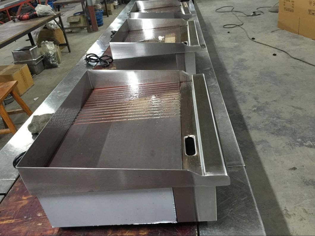 Parrilla el&eacute;ctrica comercial y plancha para alimentos a la parrilla (GRT-E550-2)