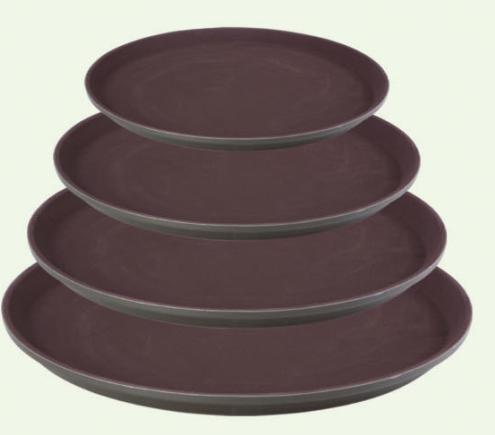 Bandeja antideslizante (GRT-Circular) Bandeja de servicio de alimentos