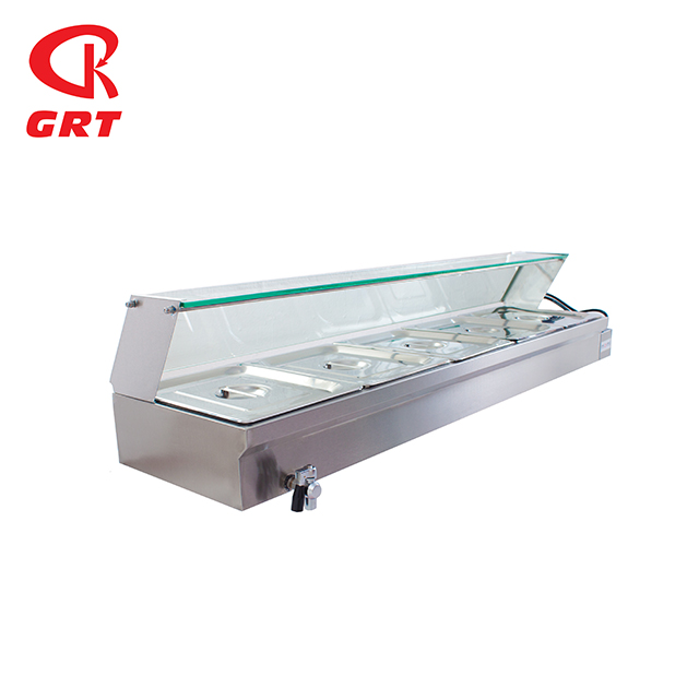 GRT-RTC4H 4PAN Portable Electric Wet Hot Food Warmer Bain Marie