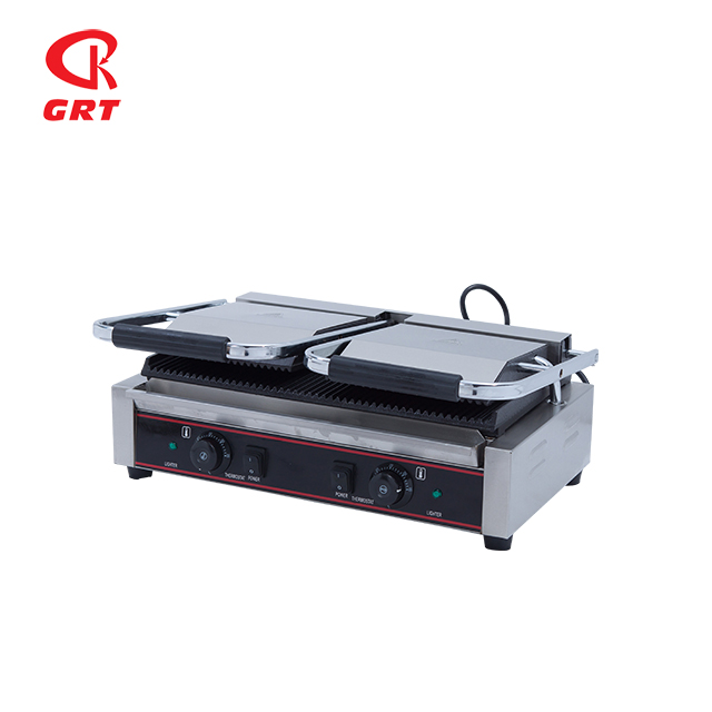 GRT-810-2 Hot Sale Electric Panini Sandwich Grill for Grilling Sandwich