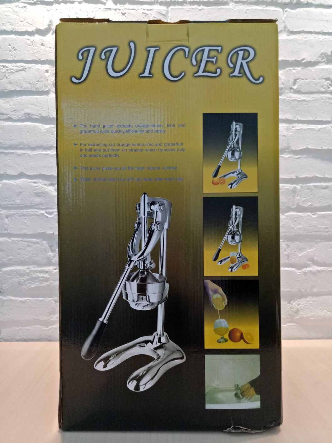 Nuevo exprimidor de mano para uso dom&eacute;stico (GRT-CJ108C) Juicer manual