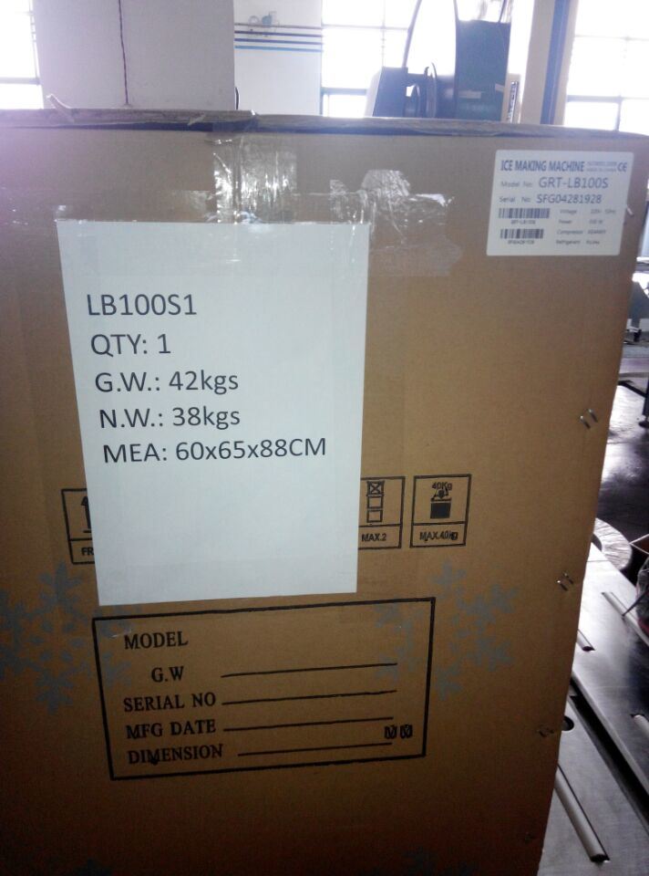 M&aacute;quina para hacer hielo para hacer hielo (GRT-LB120S)