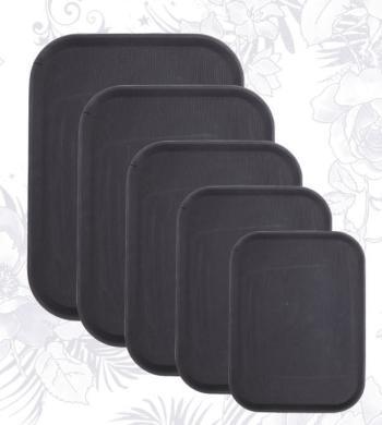 Bandeja rectangular antideslizante (GRT-cuadrado) Bandeja de servicio de comida r&aacute;pida