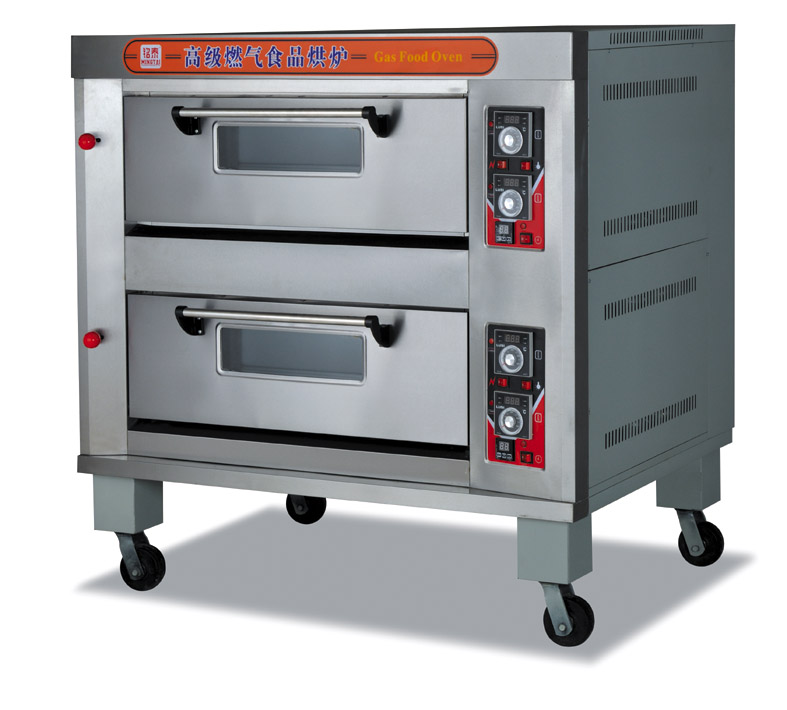 GRTHTR40Q Factory Price Double Deck Bread Baking Gas Oven Buy Bakery