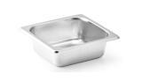 Recipiente de acero inoxidable (1/6) GN de ​​acero inoxidable.