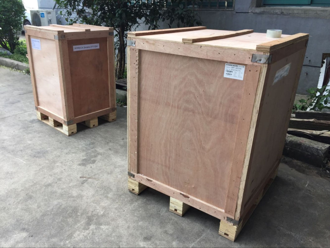 M&aacute;quina de fabricaci&oacute;n de hielo de gabinete de acero inoxidable para hacer hielo (GRT-LB150S)