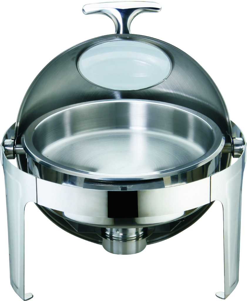 GRT-721KS Visible Window Round Chafing Dish 6L for Soup