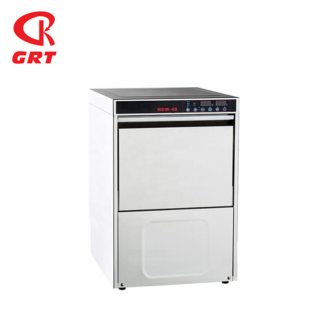 GRT-HDW40 High Efficiency Stainless Steel Commercial Dishwasher Hood Type Automatic Dish Washer For Sale