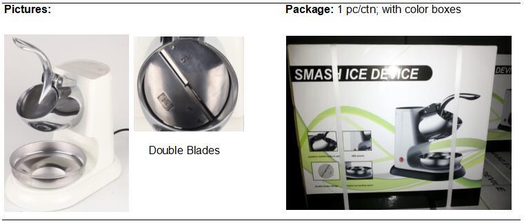 Trituradora de hielo para aplastar hielo (GRT-A168) Procesador de hielo