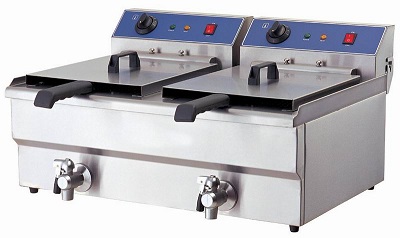 GRT-E132V Commercial 26L Countertop Stainless steel Oil Fryer