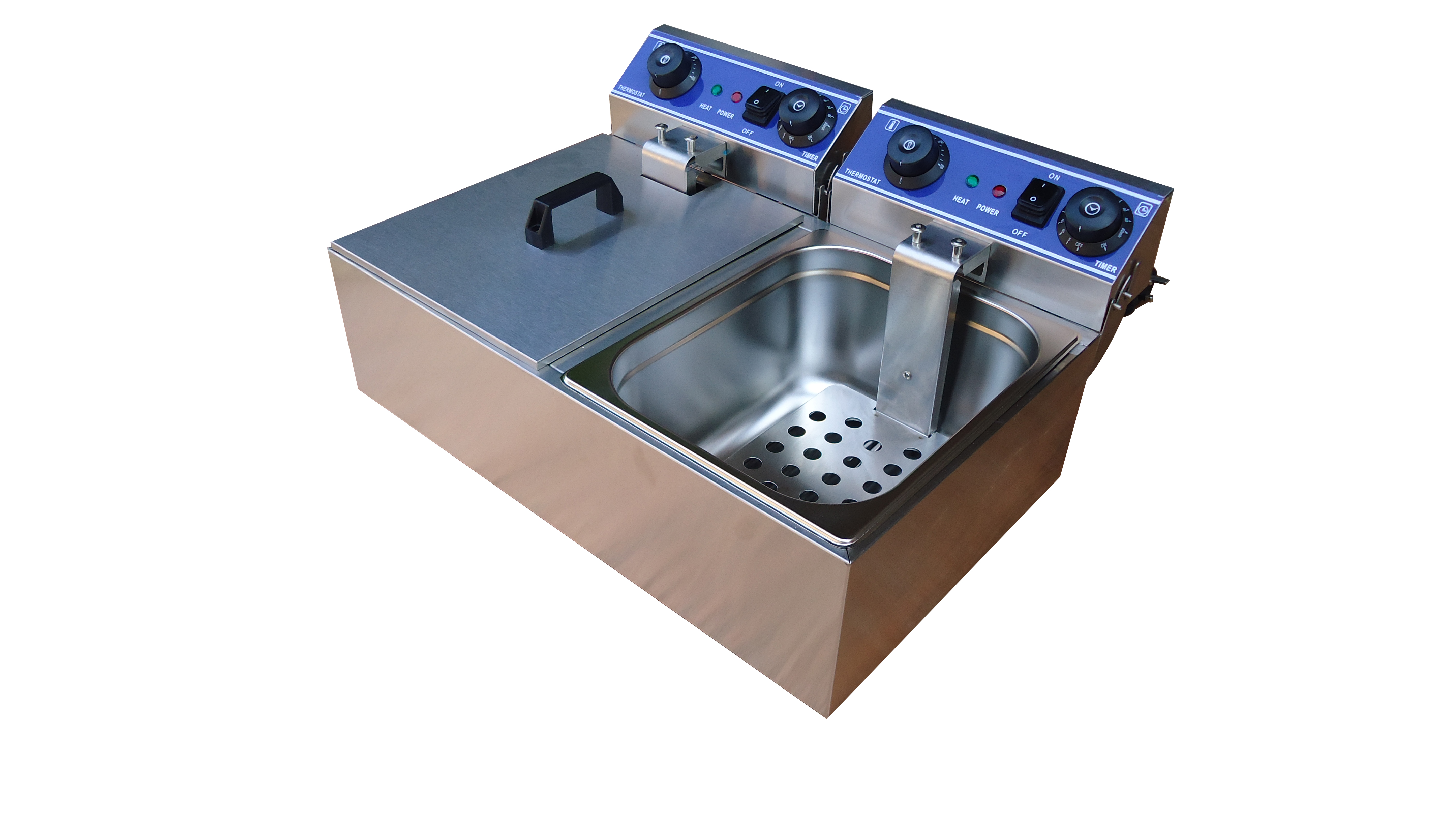 GRT-E102B Twin Tank Deep Fryer for Frying Food
