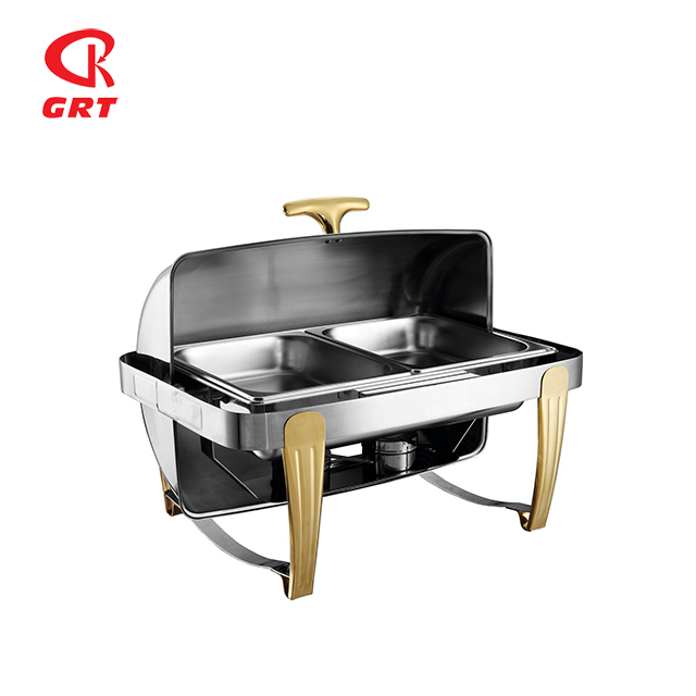 GRT-723BGH Golden Feet Buffet Chafing Dish Food Warmer
