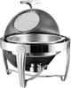 GRT-721BKS Visible Window Round Chafing Dish For Sale 