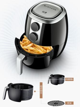 GRT-GLA609 Household Air Fryer Large Capacity Smart Smoke-Free Electric Fryer Fries