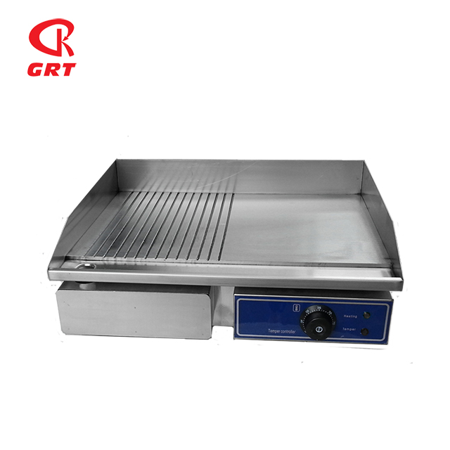 GRT-E818-2 CE Certificate Commerical 21'' Electric Griddle Grill 