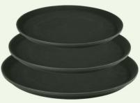 Bandeja rectangular antideslizante (GRT-cuadrado) Bandeja de servicio de comida r&aacute;pida